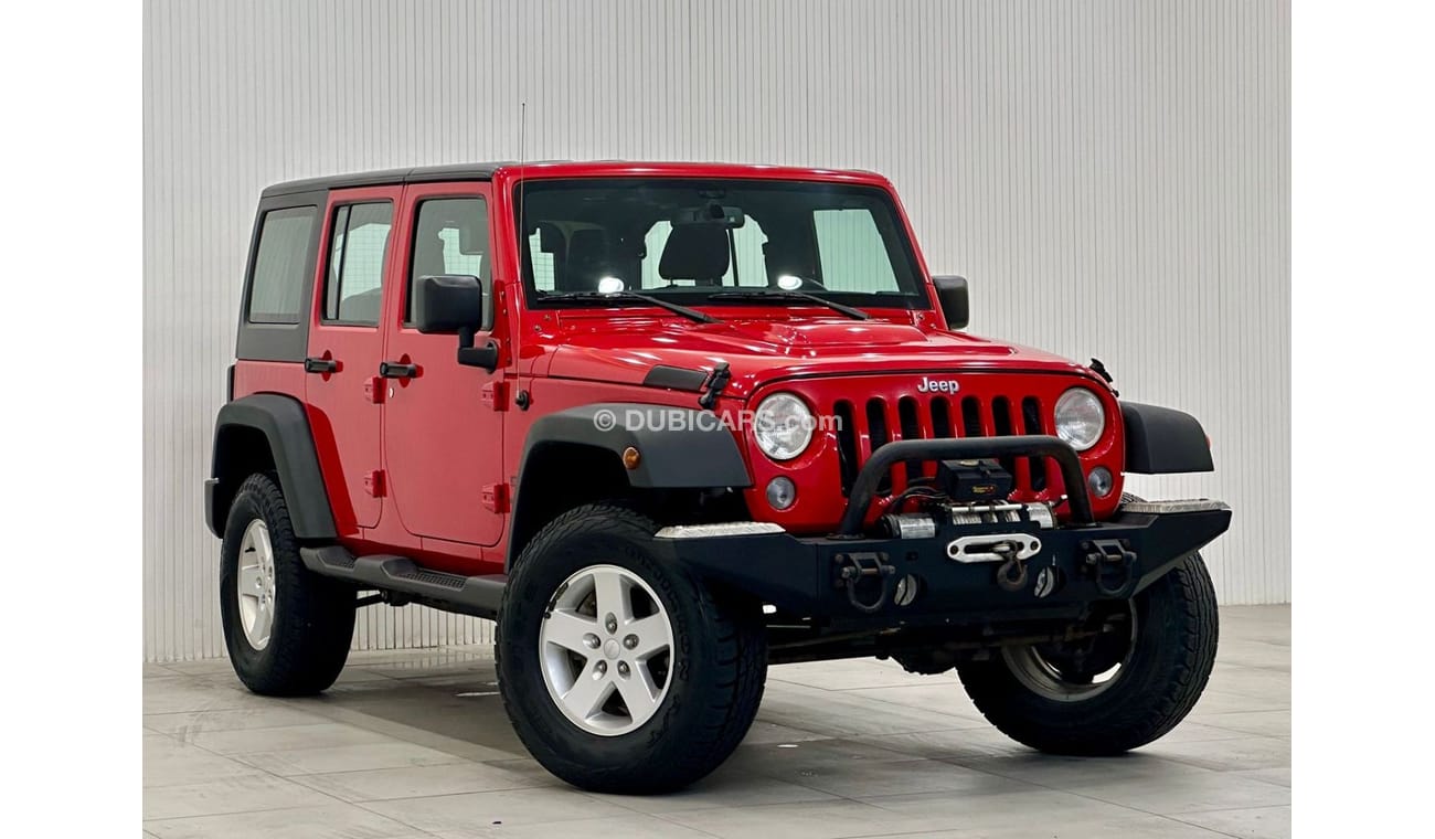 Jeep Wrangler 2016 Jeep Wrangler Unlimited Sport, Warranty, Excellent Condition, GCC