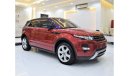 Land Rover Range Rover Evoque Dynamic Plus EXCELLENT DEAL for our Land Rover Range Rover ( 2012 Model! ) in Red Color! GCC Specs