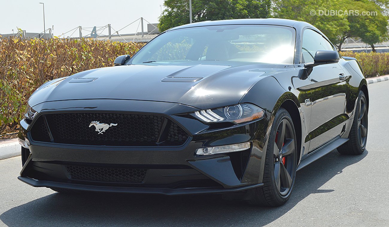 Ford Mustang 2019 GT Premium, 5.0 V8 GCC, 0km w/ 3Years or 100K km Warranty and 60K km Service at Al Tayer