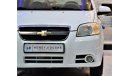 شيفروليه أفيو EXCELLENT DEAL for this Chevrolet Aveo LS 2011 Model!! in White Color! GCC Specs