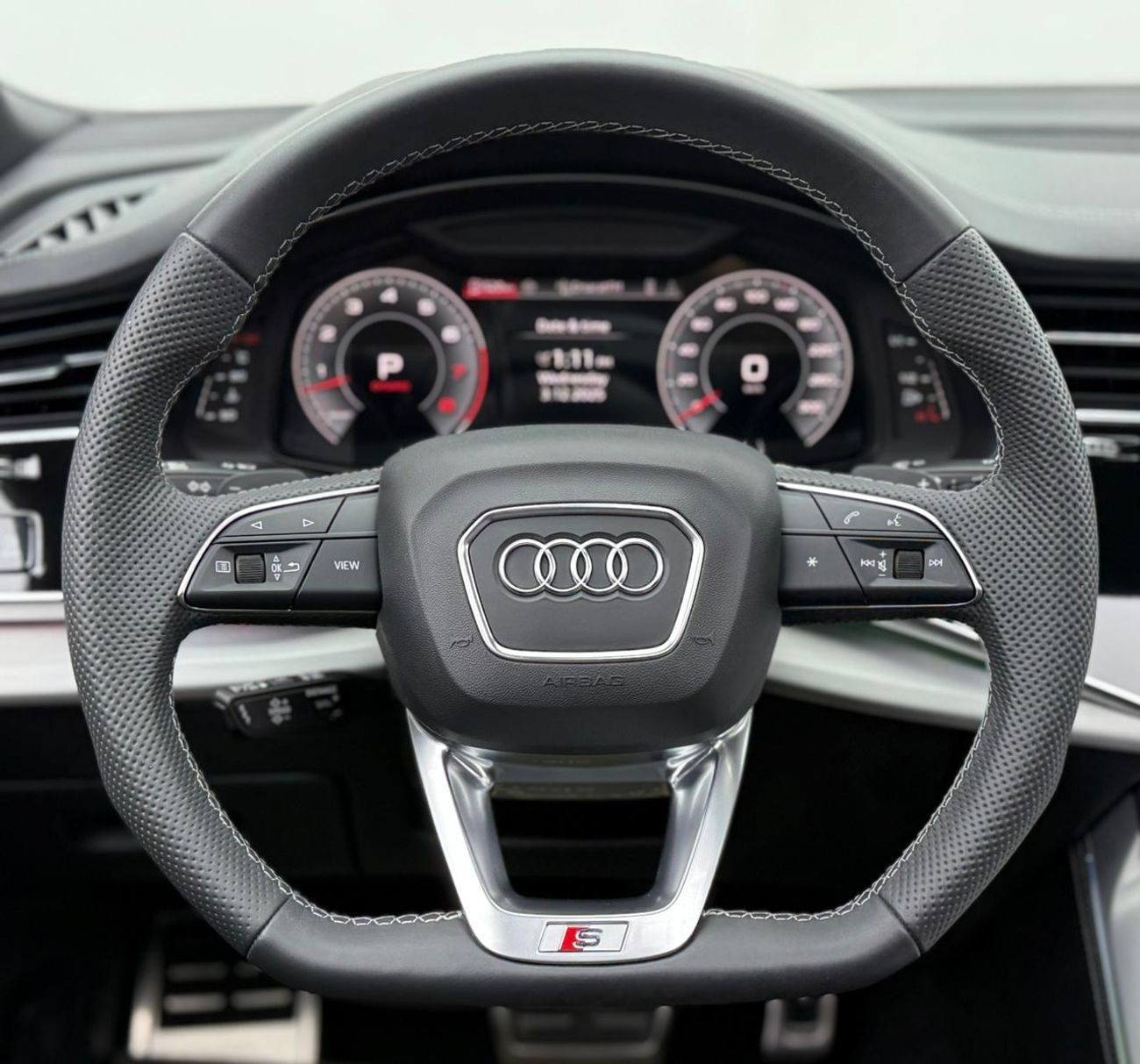 Audi Q8 2025 Audi Q8 55 TFSI Quattro S-Line, 2028 Audi Warranty, 2030 Audi Service Pack, Low Km, GCC