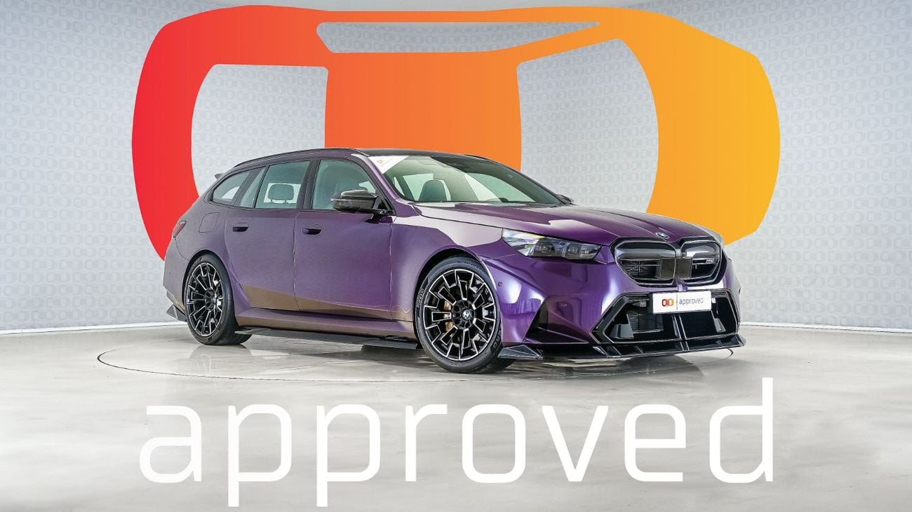 بي أم دبليو M5 M5 Touring Individual | AED 9,672 PM | Warranty October 2027 - Service October 2028 | GCC
