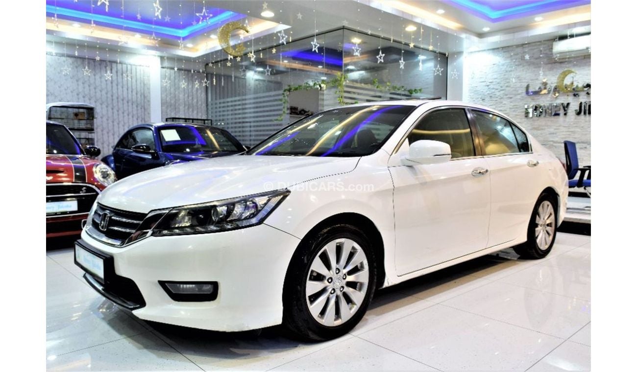 هوندا أكورد Amazing Honda Accord 2014 Model!! in White Color! GCC Specs