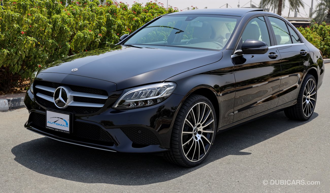 Mercedes-Benz C200 2020 AMG, GCC, 0km with 2 Years Unlimited Mileage Warranty + 3Yrs Service @EMC