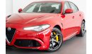 ألفا روميو جوليا كوادريفوجليو 2018 Alfa Romeo Giulia Quadrifoglio / Alfa Romeo Warranty & Alfa Romeo Service Pack