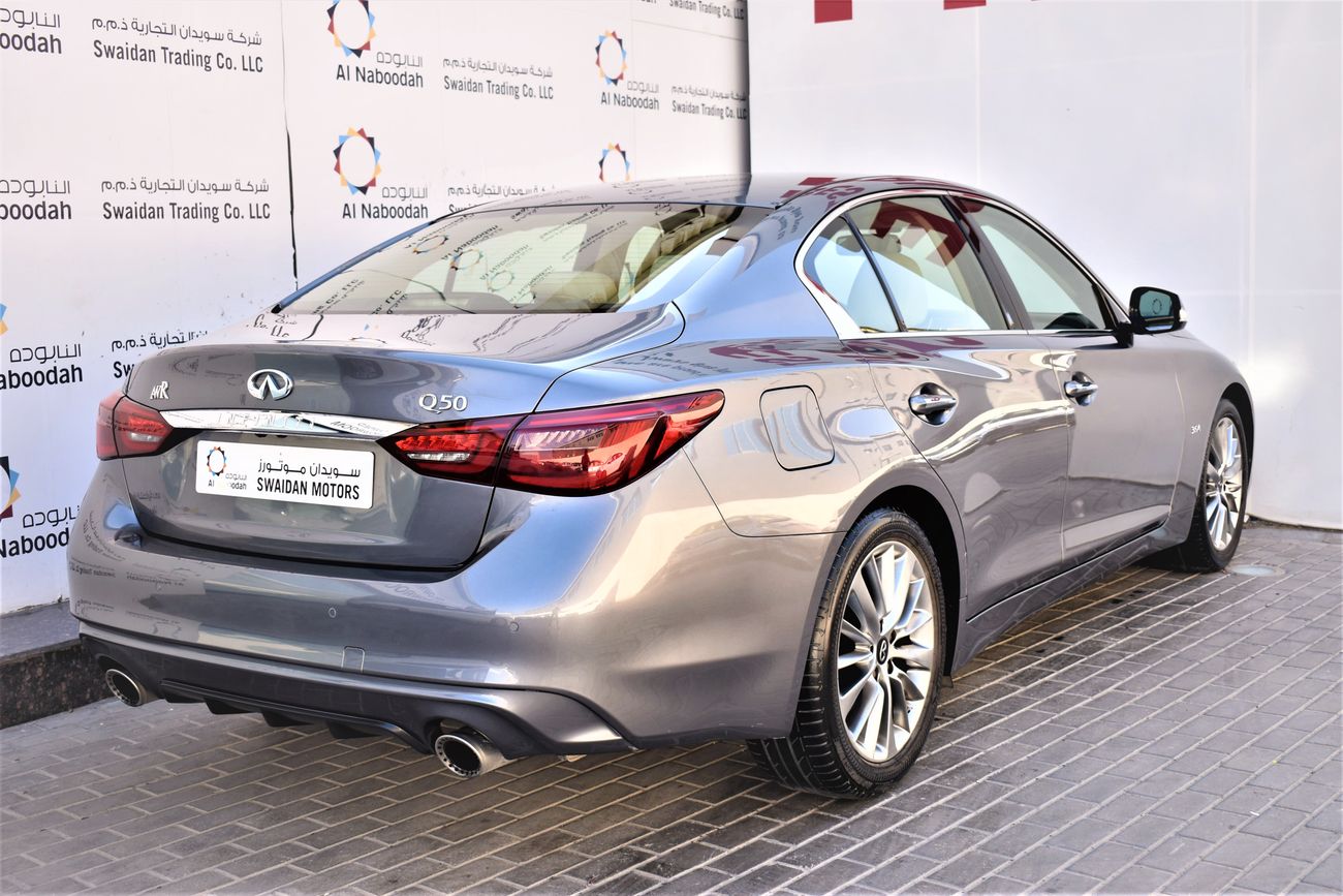 Infiniti Q50 AED 2154 PM | 3.0L LUXURY V6 GCC WARRANTY