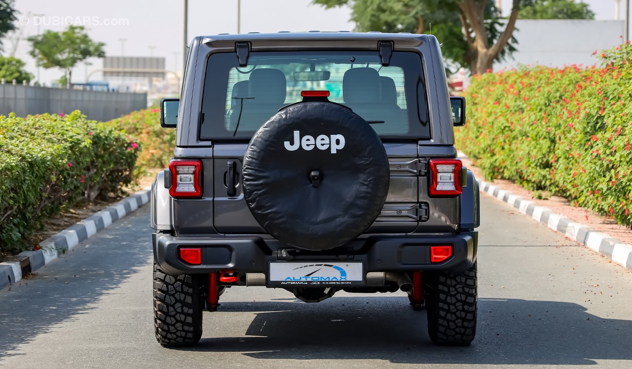 Jeep Wrangler Rubicon 4X4 V6 3.6L , GCC , 2021 , 0Km , W/3 Yrs or 60K Km WNTY @Official Dealer