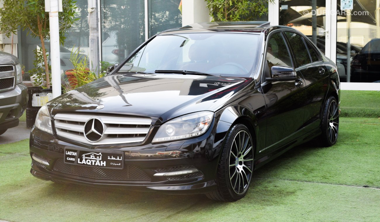 Mercedes-Benz C 300 Imported model 2011, black color, leather slot, sensor wheels, in excellent condition