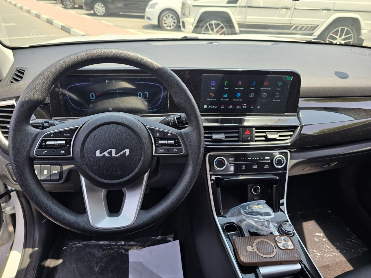 Kia Seltos available white dual tone and grey dual tone