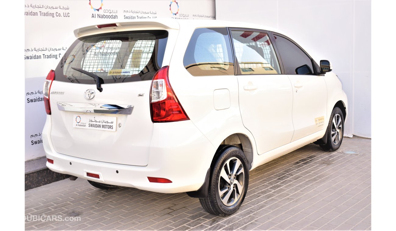 Toyota Avanza 1.5L GLS VAN 2STR 2017 GCC