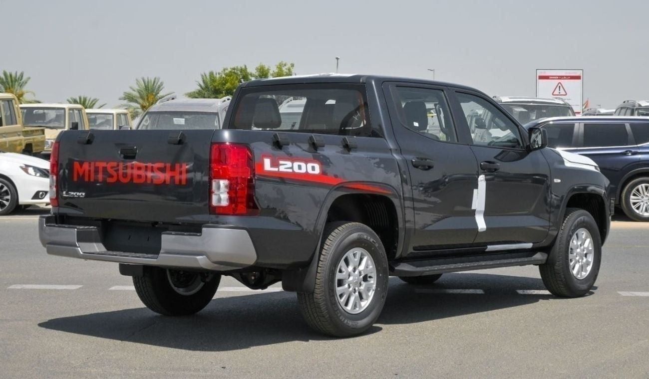 ميتسوبيشي L200 Brand New Mitsubishi L200 2.4L Petrol GLX| Grey/Black | M/T | Euro 5 | 4WD | 2024