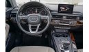 Audi A4 S-Line 2.0L | 1,645 P.M | 0% Downpayment | Full Option | Agency Warranty