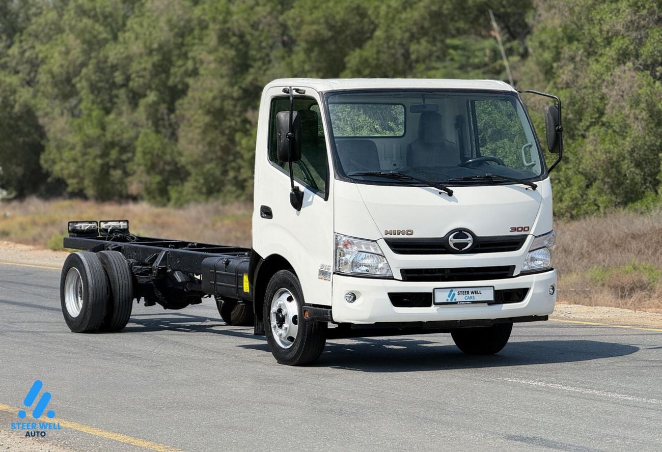 Hino 300 Truck, 4.0L RWD Bare Chassis—Diesel—Good Performance—Book now!