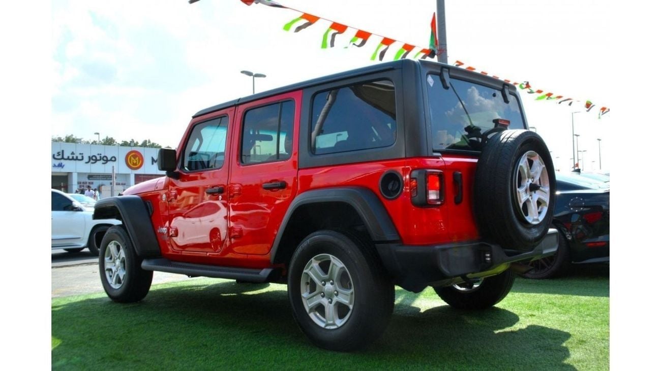 Jeep Wrangler Unlimited Sport JEEP WRONGLER 2021 RED INTERIOR