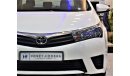 Toyota Corolla AMAZING Toyota Corolla 2016 Model!! in White Color! GCC Specs