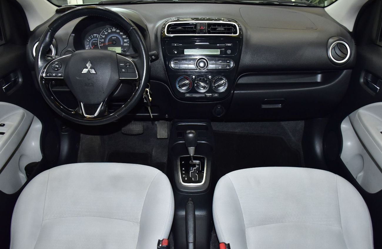 Mitsubishi Attrage EXCELLENT DEAL for our Mitsubishi Attrage ( 2021 Model ) in Silver Color GCC Specs