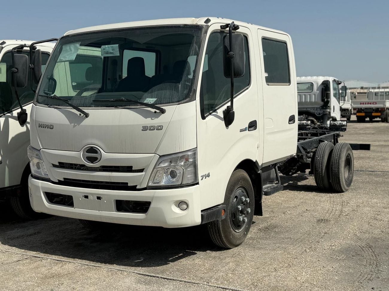 Hino 300  Hino 300 Series 714 Double Cab Chassis Truck