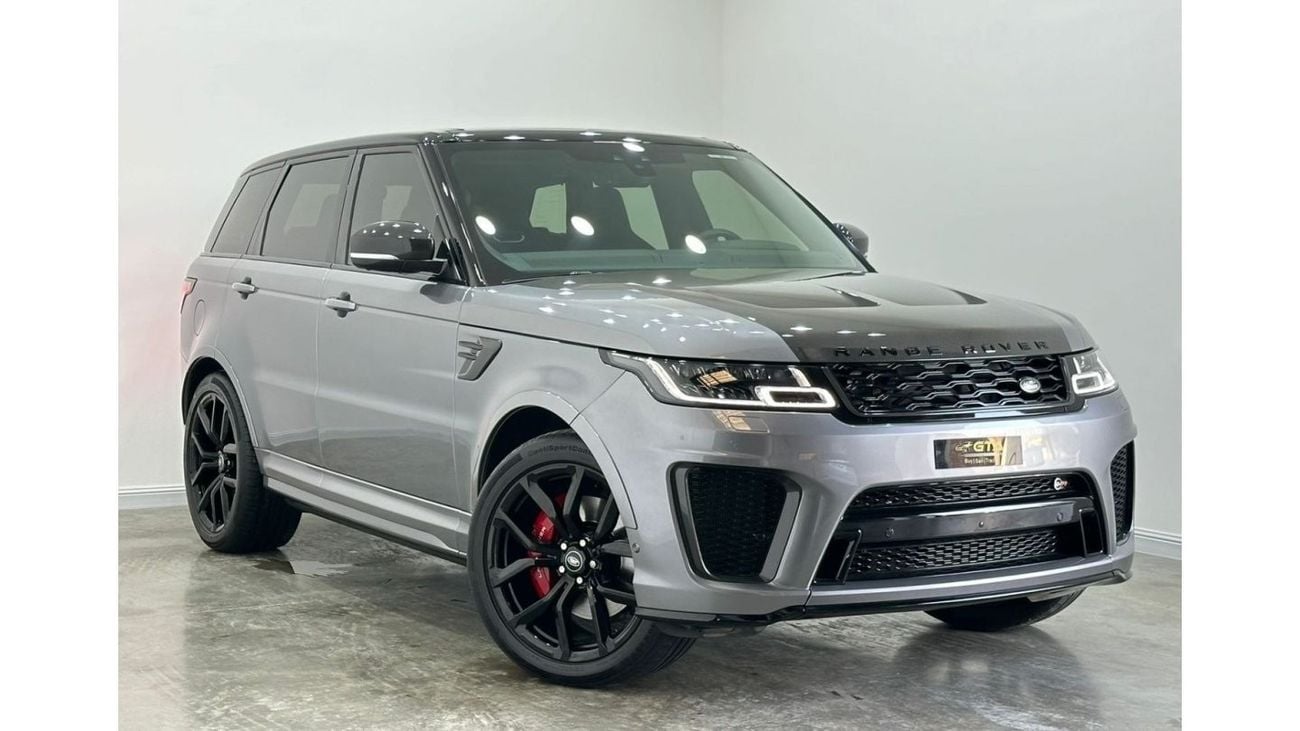 لاند روفر رينج روفر سبورت 2022 Range Rover Sport SVR, Oct 2026 Range Rover Warranty + Service Pack, Full Options, GCC
