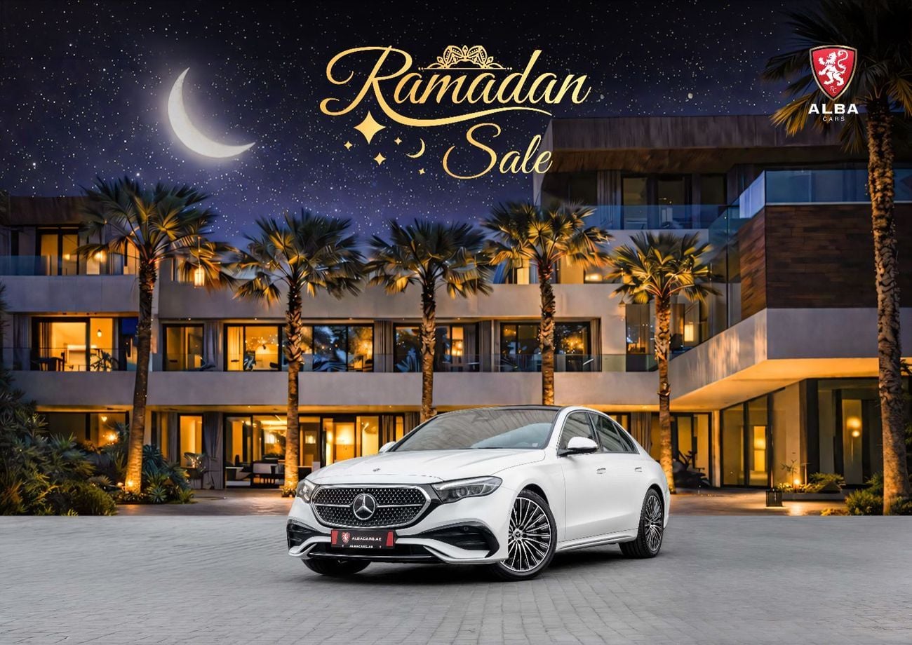 مرسيدس بنز E200 E200 AMG | 5,621 P.M | 0% Downpayment | Agency Warranty! | Ramadan Offer!