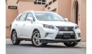 Lexus RX350 Platinum under warranty with zero down paymnet