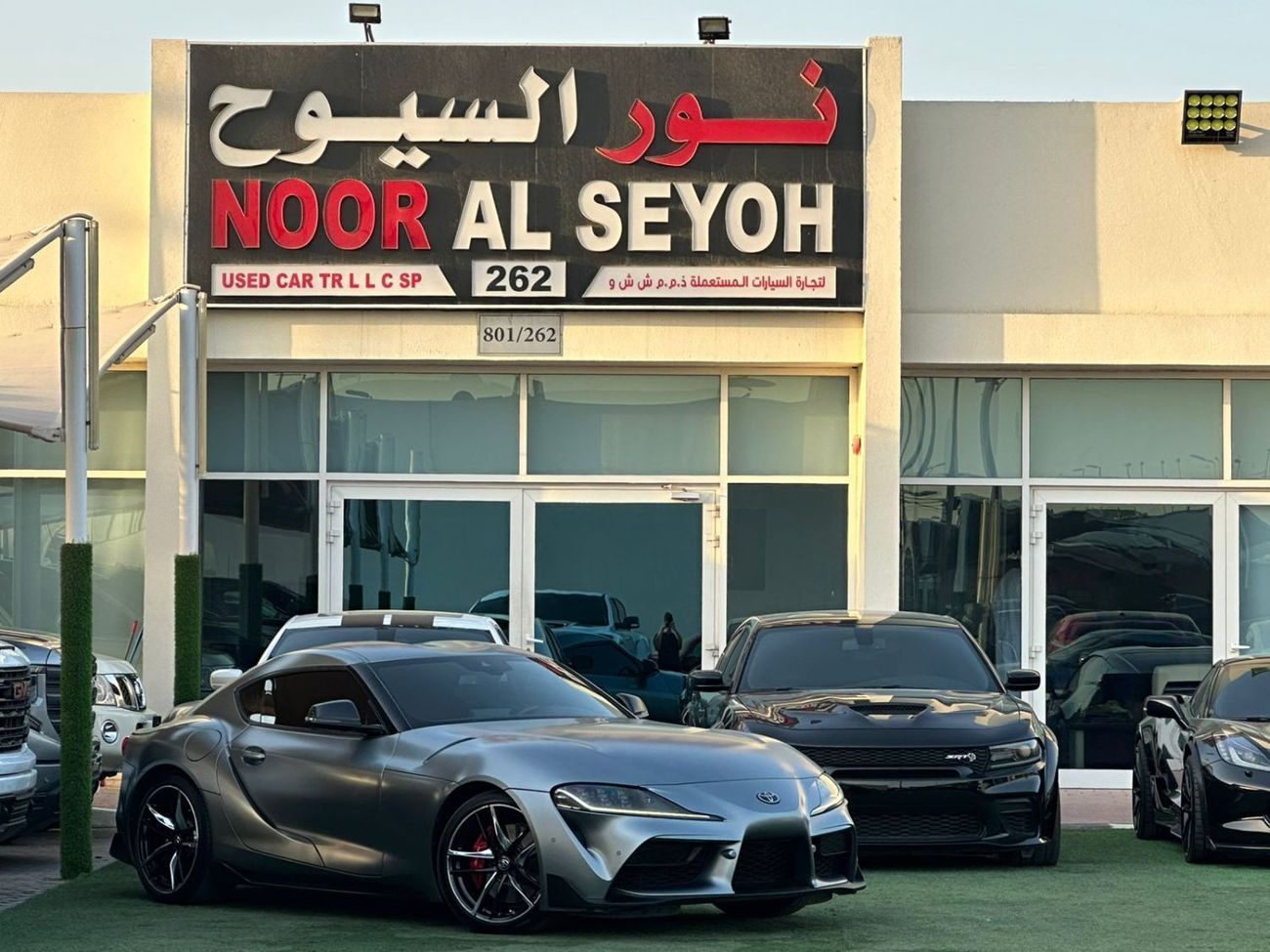 تويوتا سوبرا TOYOTA SUPRA GR 2022 GCC FULL OPTION ORIGINAL PAINT PERFECT CONDITION