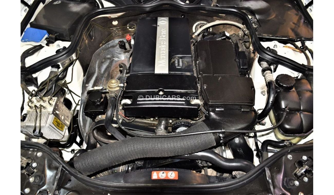 Mercedes-Benz E200 ORIGINAL PAINT ( صبغ وكاله ) Mercedes E200 2005 Model!! in White Color! GCC Specs