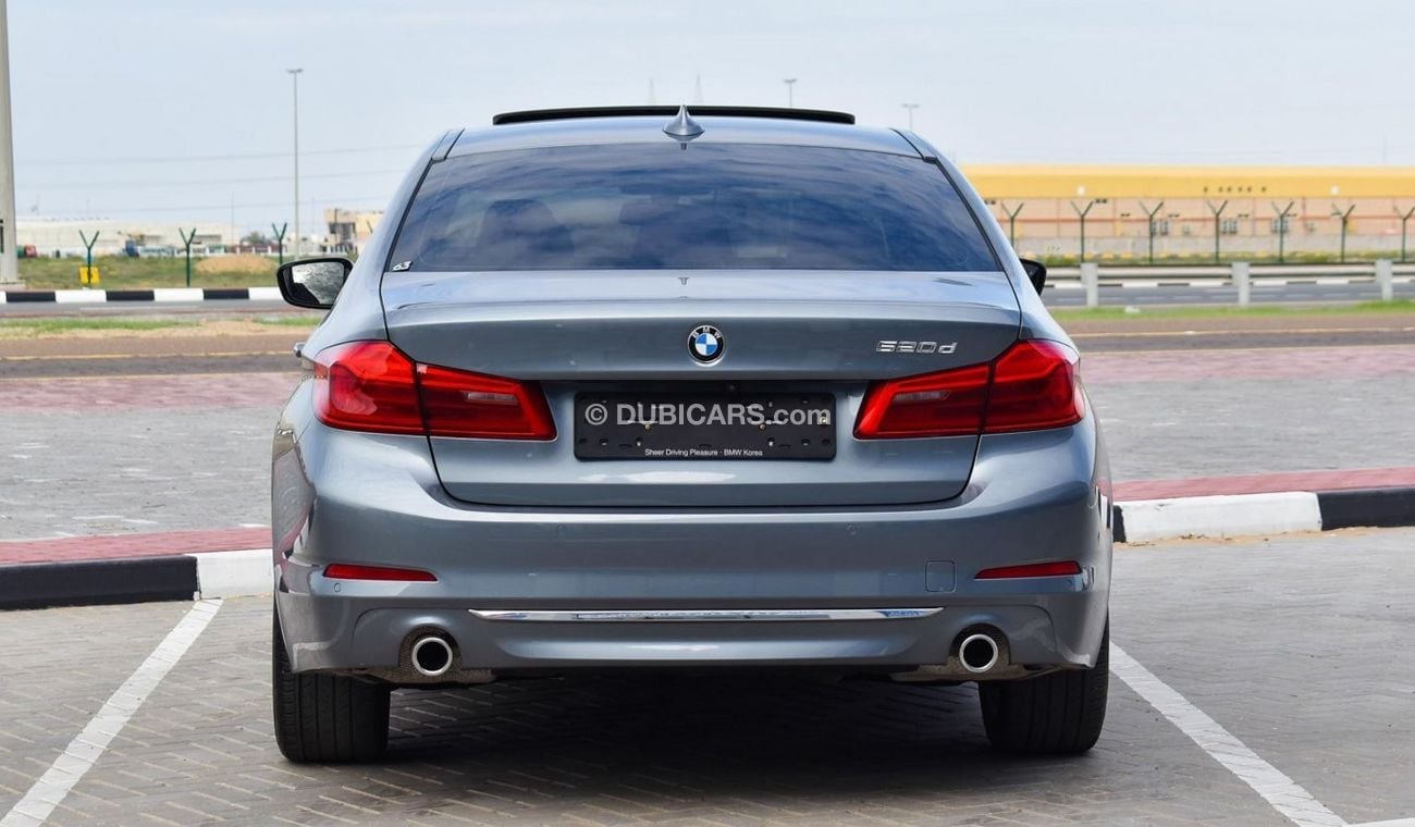 BMW 520i d LUXURY LINE  DIESEL 2018 PERFECT CONDITION FREE ACCIDENT ORIGINAL PAINT