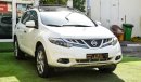 Nissan Murano American import white color inside beige fingerprint, panorama, leather screen, camera, sensors, whe