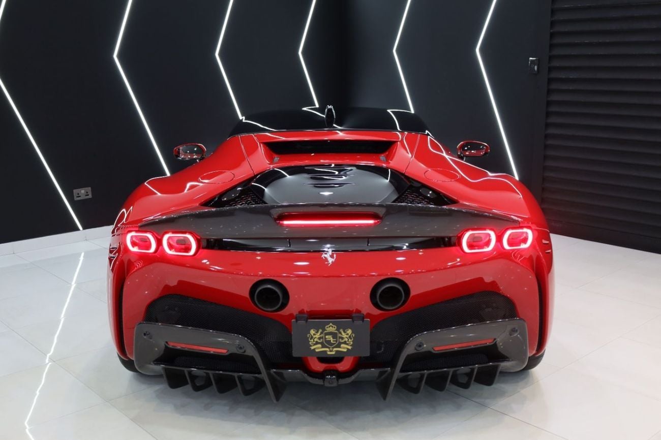 Ferrari SF90 Assetto Fiorano Package, JBL Audio, Al Tayer Warranty + Service!!