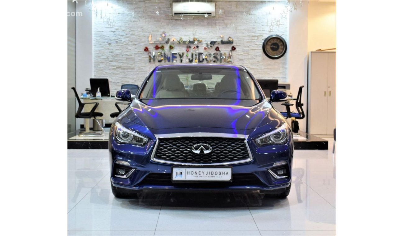 Infiniti Q50 EXECELLENT DEAL for Infiniti Q50 3.0t 2020 Model!! in Blue Color! GCC Specs ORIGINAL PAINT ( صبغ وكا