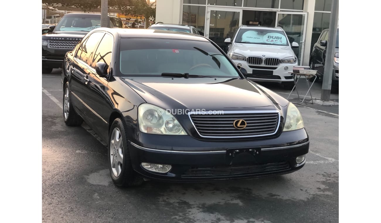 لكزس LS 430 موديل 2002 وارد امريكي فتحه سقف وكراسي جلد ومثبت سرعه وتحكم كهربي كامل