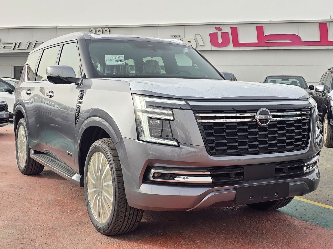Nissan Patrol Nissan Patrol LE Platinum City 3.5l Twin turbo petrol A/T 4WD SUV Grey Color Inside Tan GCC 2026 Mod