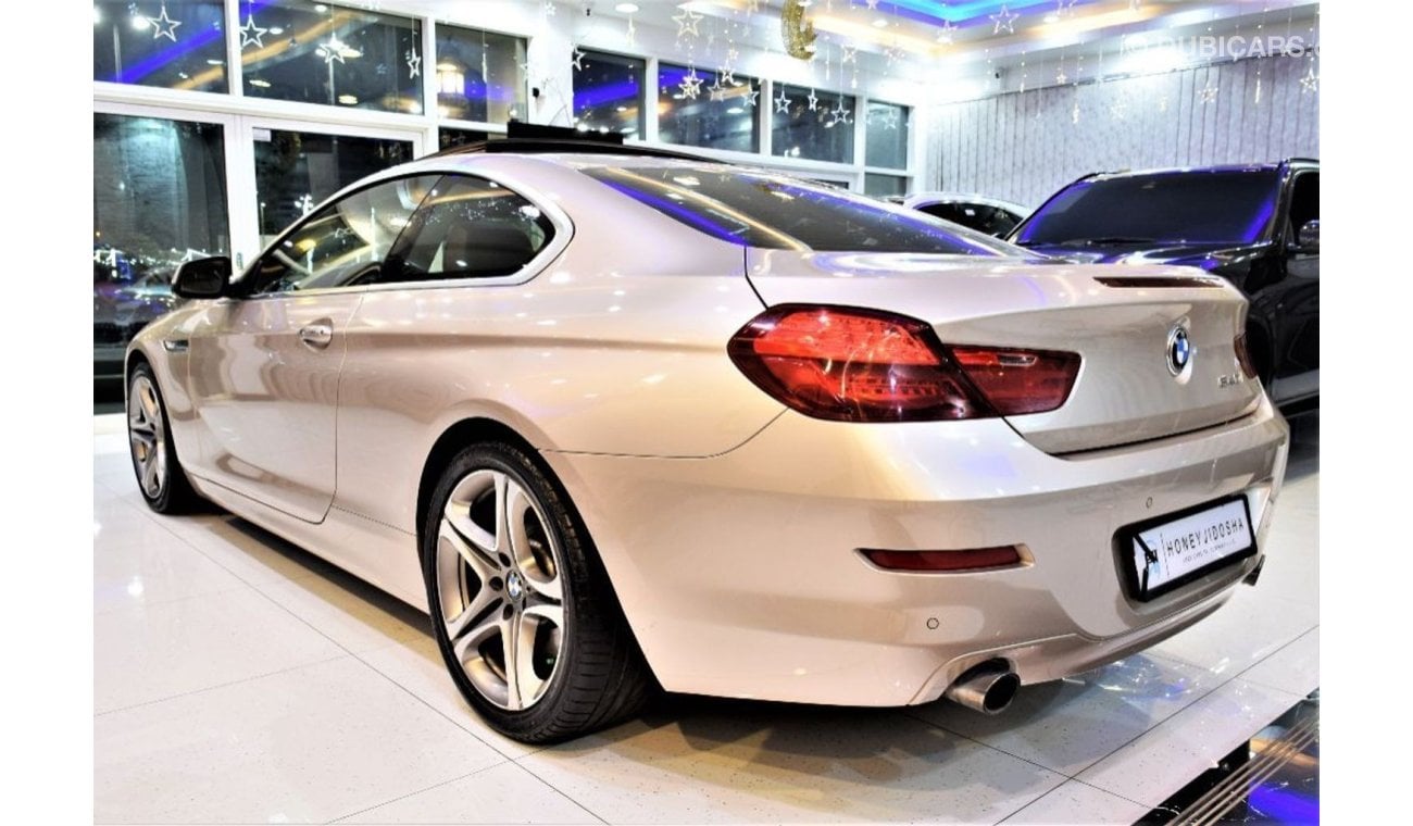 بي أم دبليو 640 AMAZING BMW 640i 2013 Model in Gold Color GCC Specs