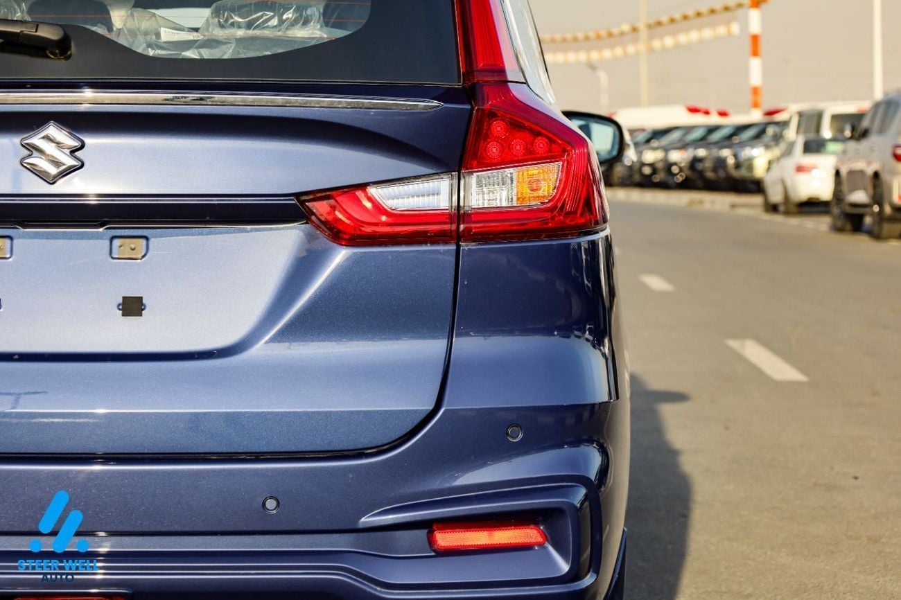 سوزوكي ايرتيغا GLX 2026 | GCC Specs | 7-Seater Comfort | Petrol AT | 6 Airbags | Oxford Blue | Best Price