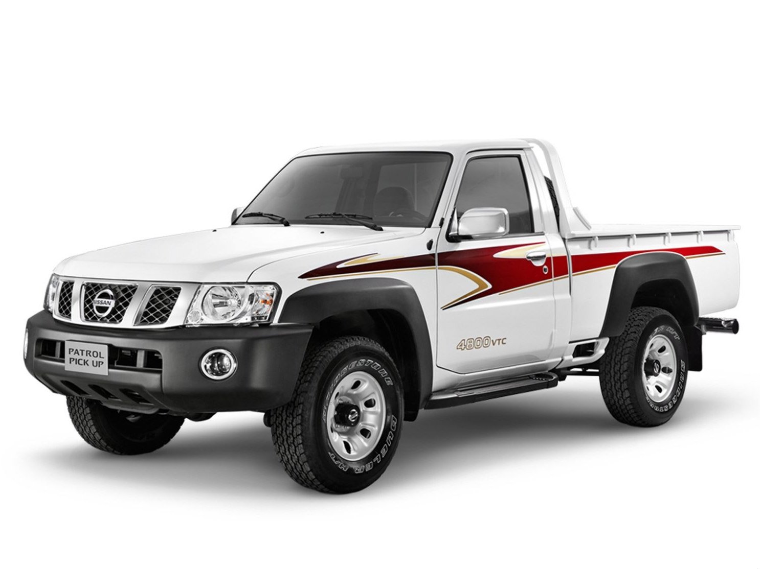 Nissan Patrol Pickup cover - Front Left Angled