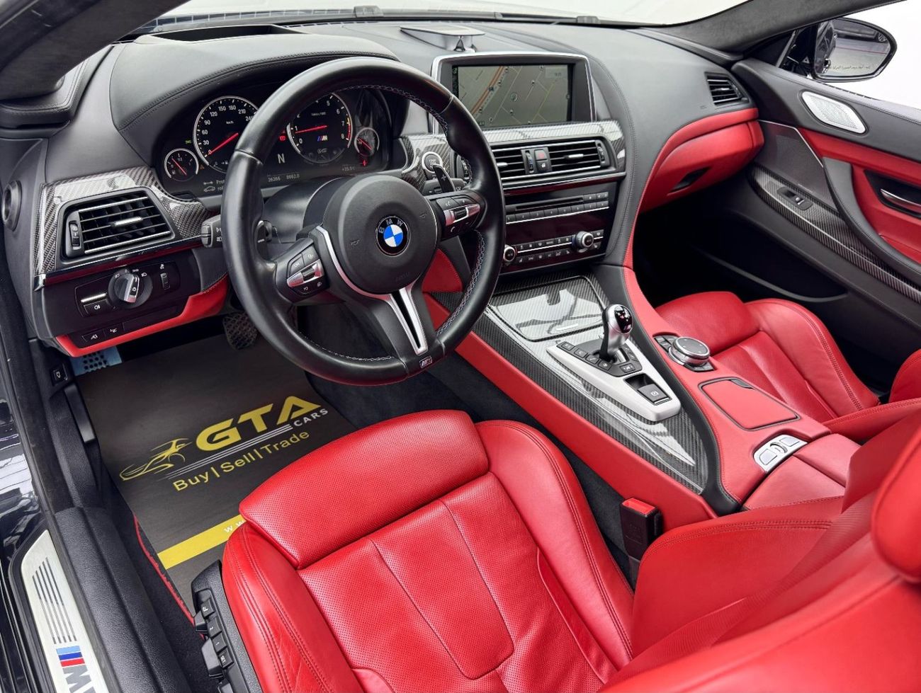 BMW M6 Std 4.4L 2015 BMW M6 Gran Coupe, Service History, Carbon Fiber Package, Very Low Kms, GCC