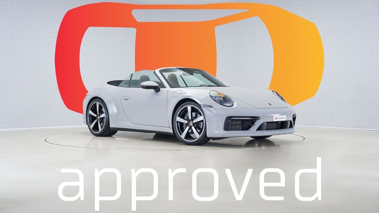 بورش 911 Carrera 3.0L (380 HP) Convertible | AED 8,758 PM | Warranty September 2026 | GCC