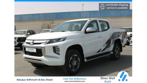 ميتسوبيشي L200 2023 | LIMITED TIME OFFER 2023 PETROL 2.4 L - 4X4 - M/T WITH POWER WINDOWS MIRRORS AND FABRIC SEATS