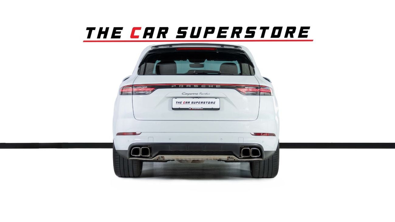 Porsche Cayenne Turbo 4.0L (550 HP) Special Order-Al Nabooda Warranty Until 10/2026-22 Inch Forged Rims