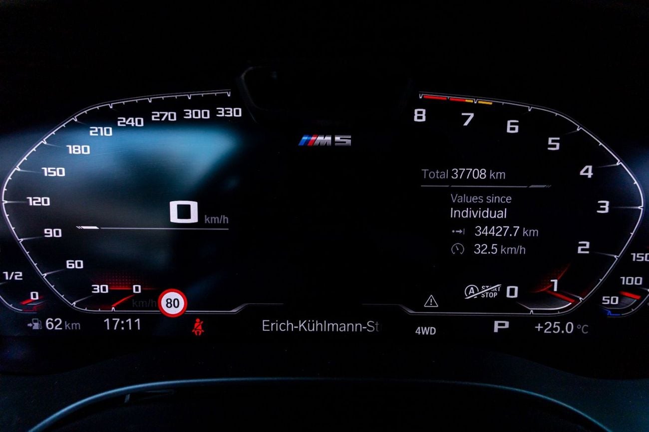 BMW M5 Competition 4.4L (625 HP) BMW M5 Competition 2022 European specs | Warranty