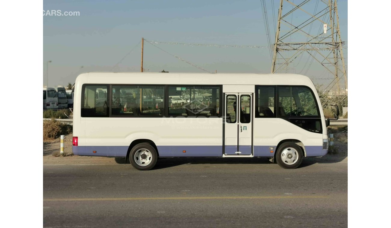 Toyota Coaster Petrol Engine, 23 Seats, Automatic Door, Dual AC - DISCOUNTED OFFER (CODE # TC01)