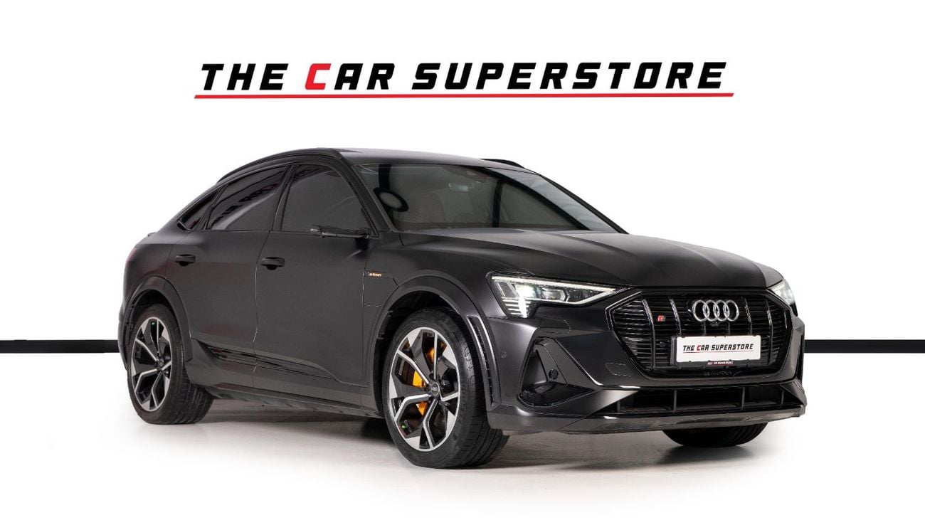 Audi etron 95 kWh Quattro SLine-GCC-Al Nabooda Warranty &amp; Service Package Until 11/2027