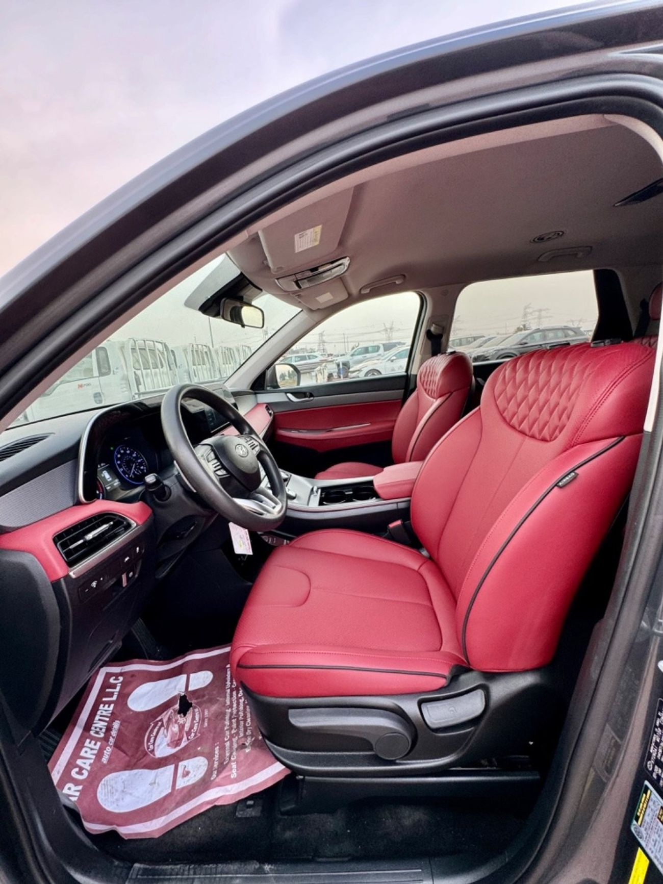 هيونداي باليساد 2021 CALLIGRAPHY RED 4x4 USA IMPORTED