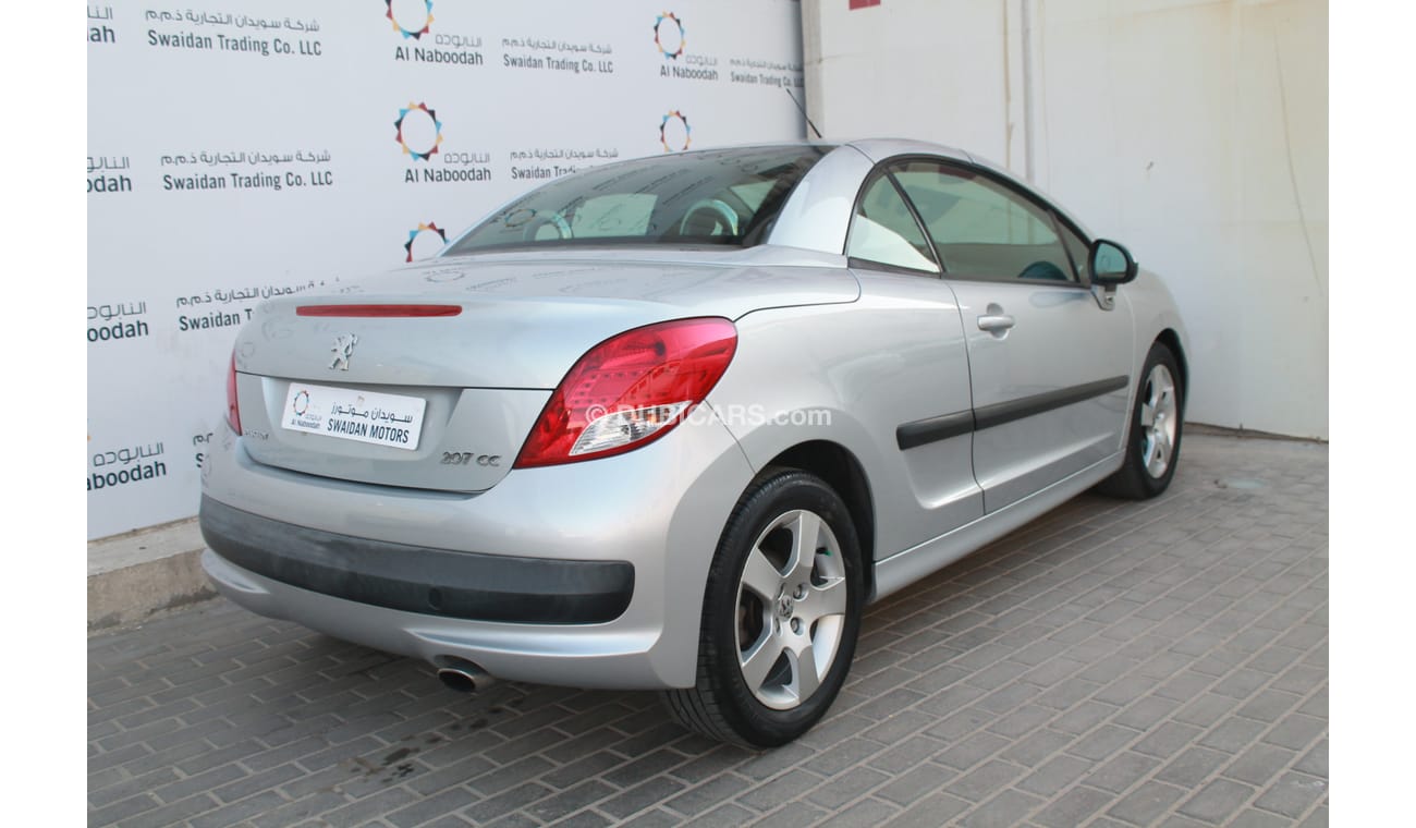 Peugeot 207 CC 1.6L 2011 MODEL CONVERTIBLE
