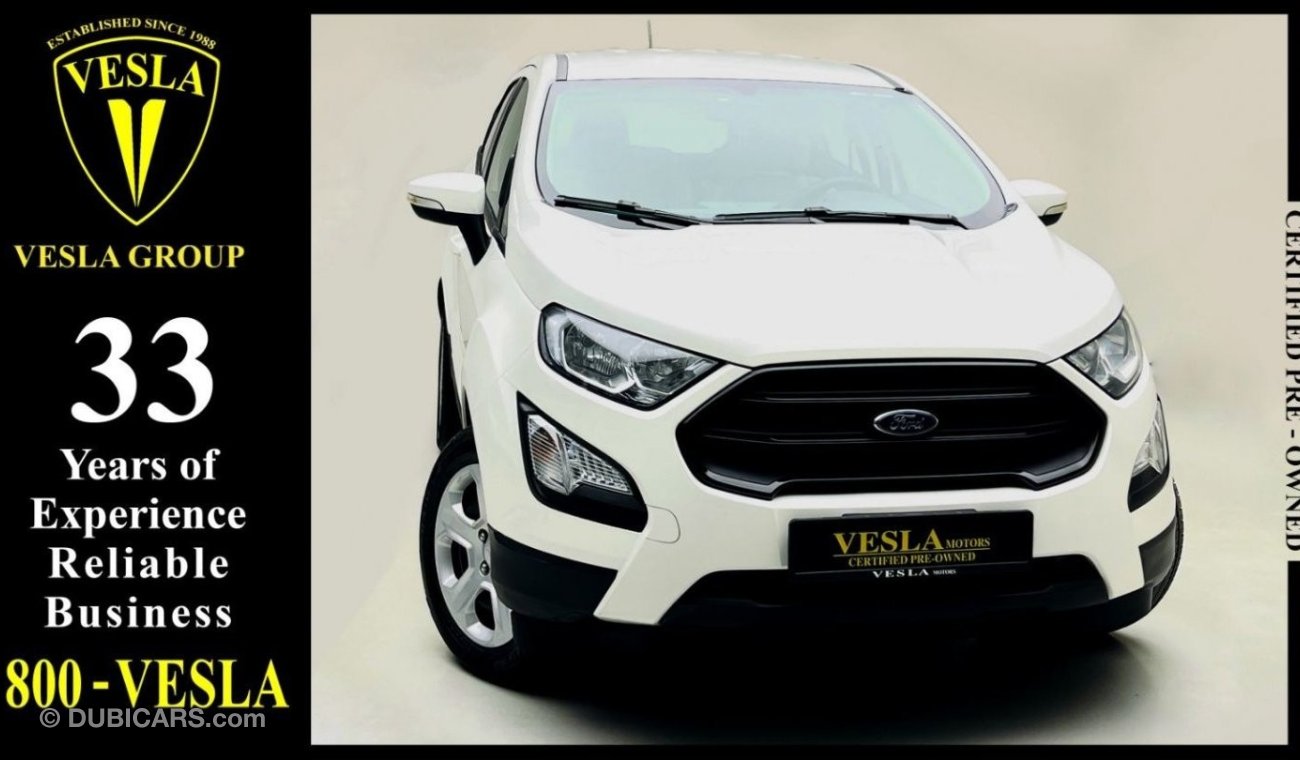 Ford Eco Sport OFFICIAL DEALER (AL TAYER) WARRANTY UNTIL 18/12/2023 / 2019 / GCC / LIMITED + LEATHER SEATS / 820DHS