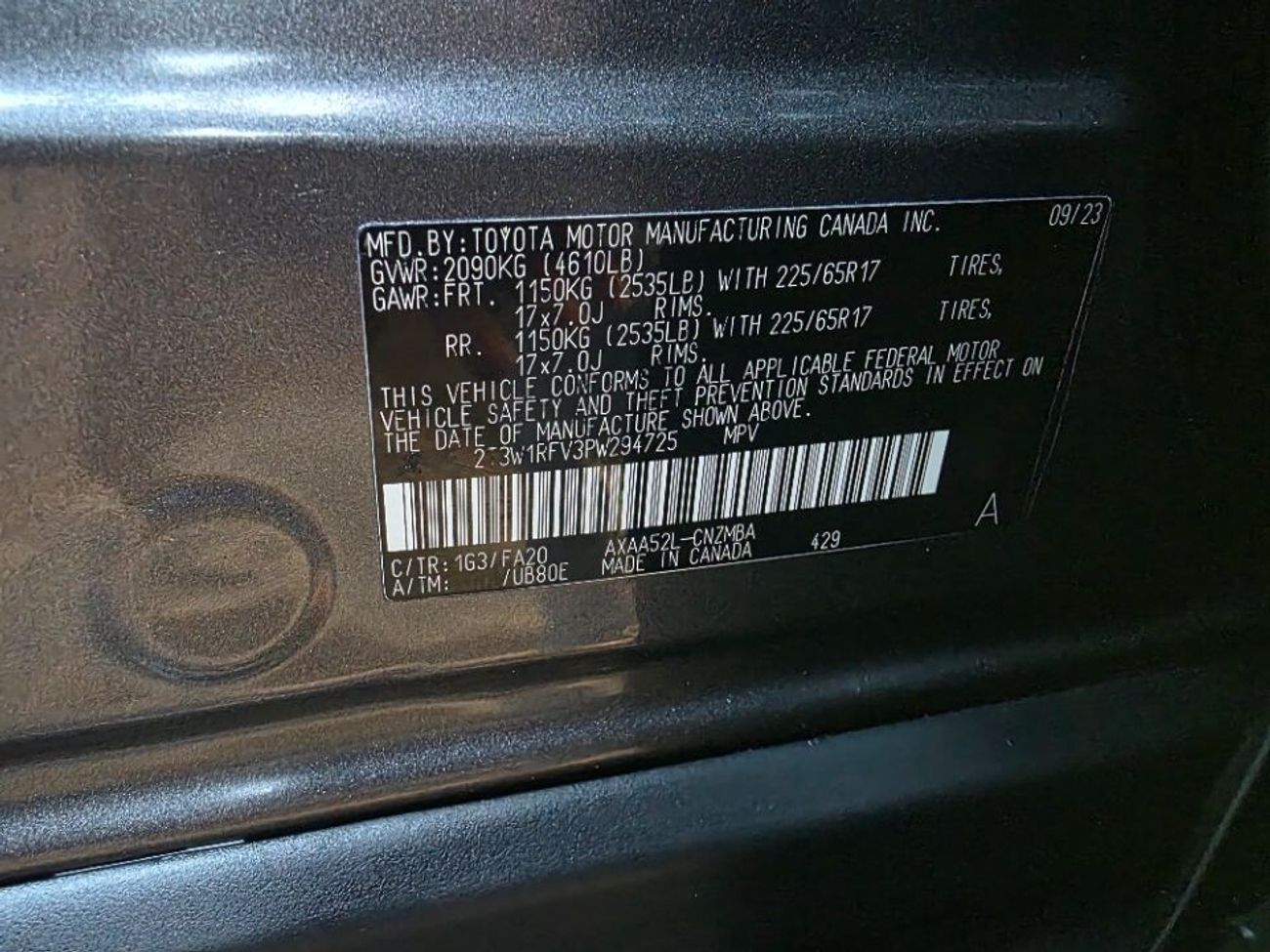 Toyota RAV4 2023 Model Full option sunroof, trunk automatic and leather seats