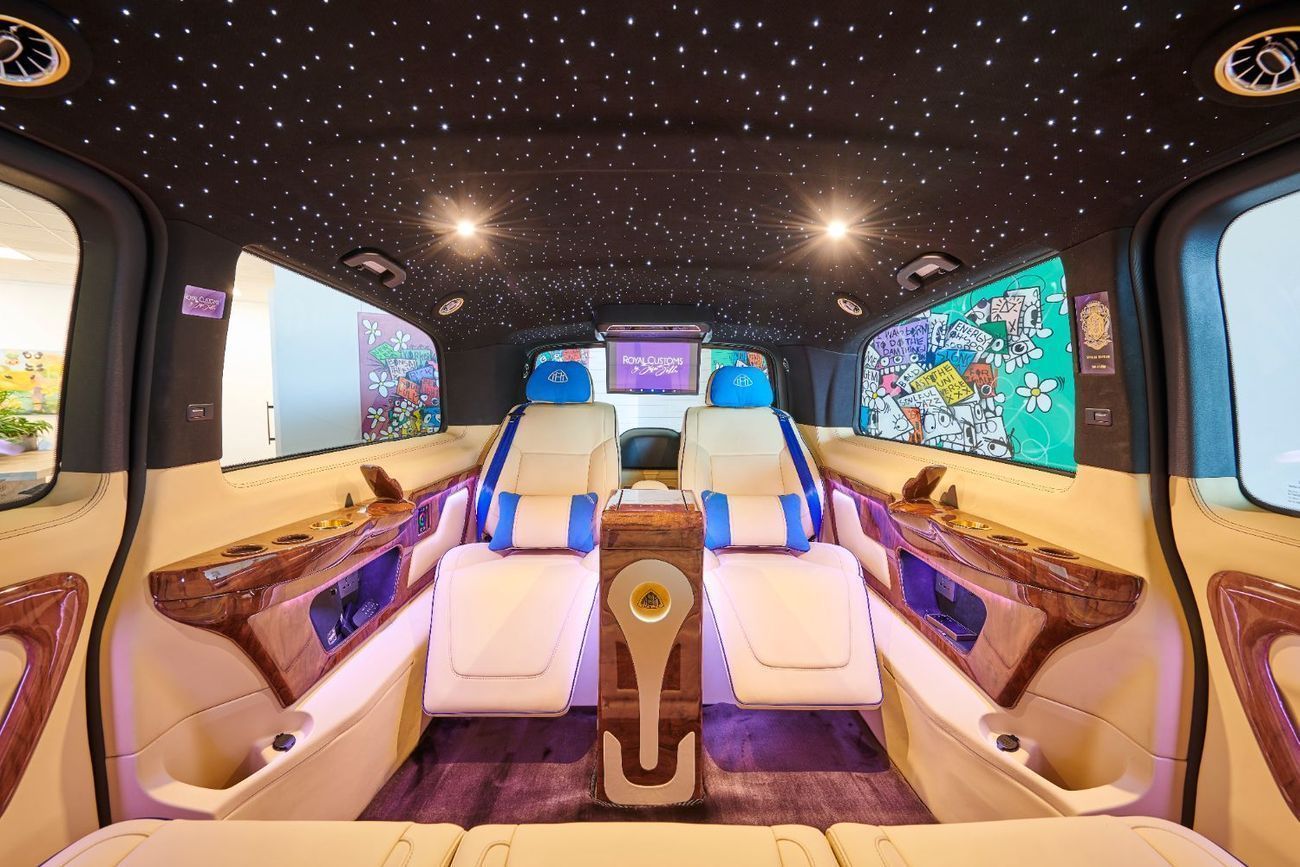 Mercedes-Benz V 300 2026 “CELESTINE” – Handcrafted by ROYAL CUSTOMS in Dubai (5 Year Warranty)