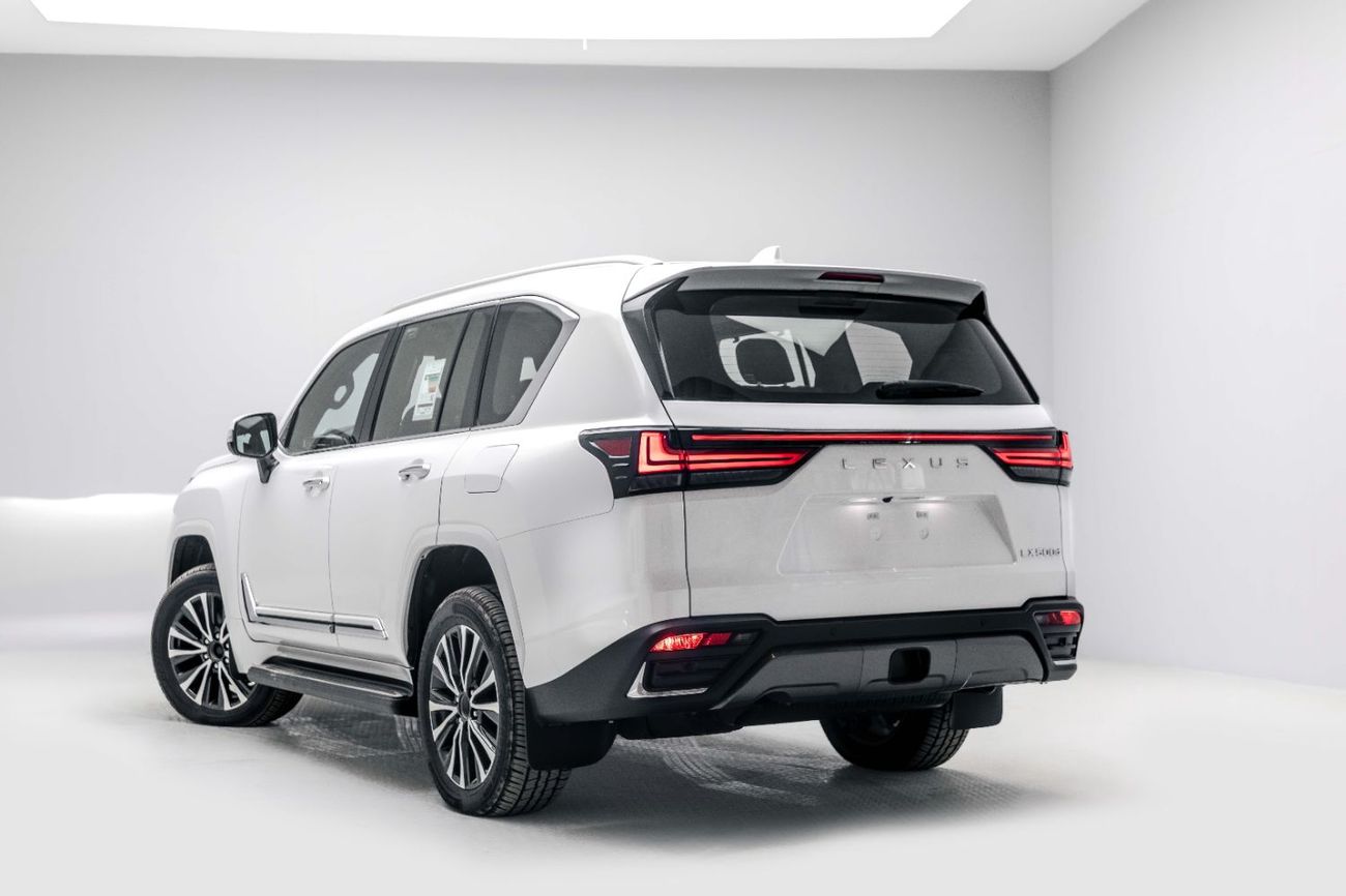 لكزس LX 500 D 3.3L Diesel - Sonic Quartz Inside Crimson | Export Only