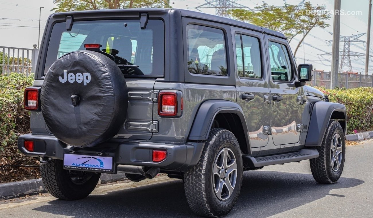 Jeep Wrangler Unlimited Sport Plus V6 3.6L , 2023 GCC , 0Km , (ONLY FOR EXPORT)