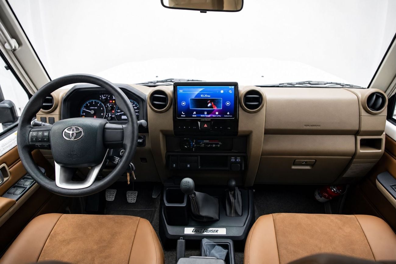 Toyota Land Cruiser 70 LC76 LX Hardtop 2.8L - White Inside Saddle Tan | Export Only